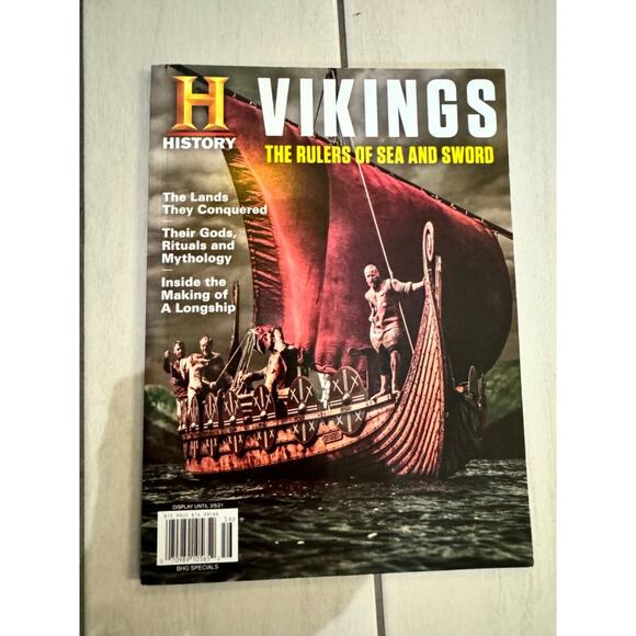 History Channel : Vikings The Rulers of Sea and Sword Book - Picture 1 of 3